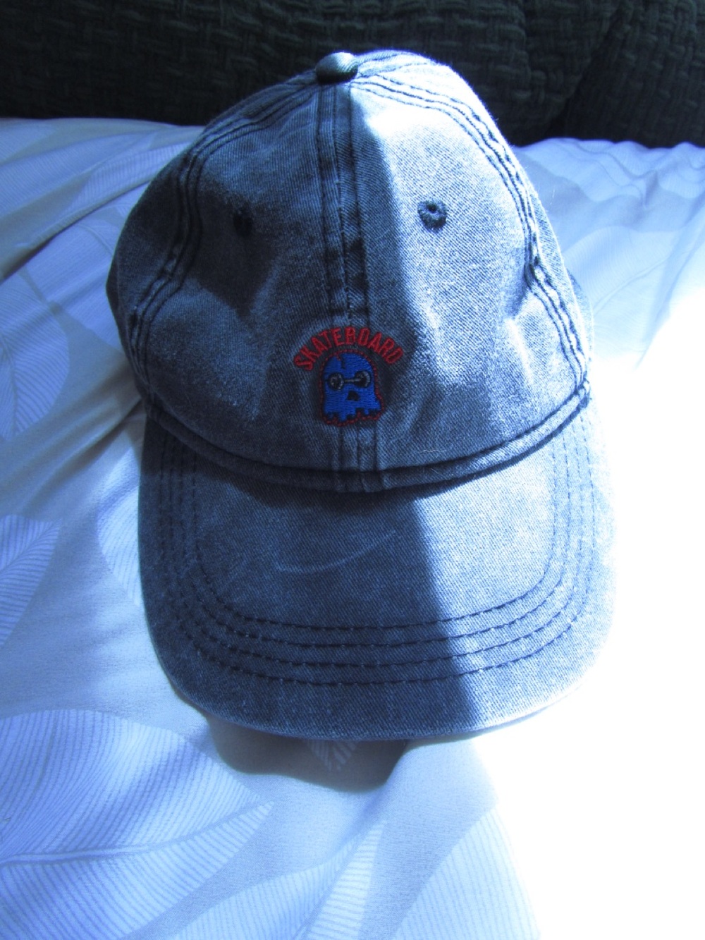 Kids Gray Skateboard Baseball Cap - Adjustable Hat